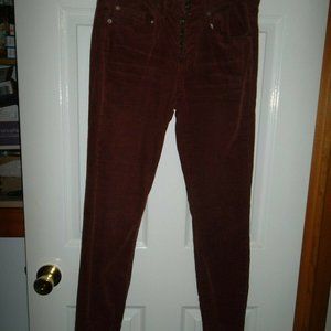 mudd corduroy maroon jeans